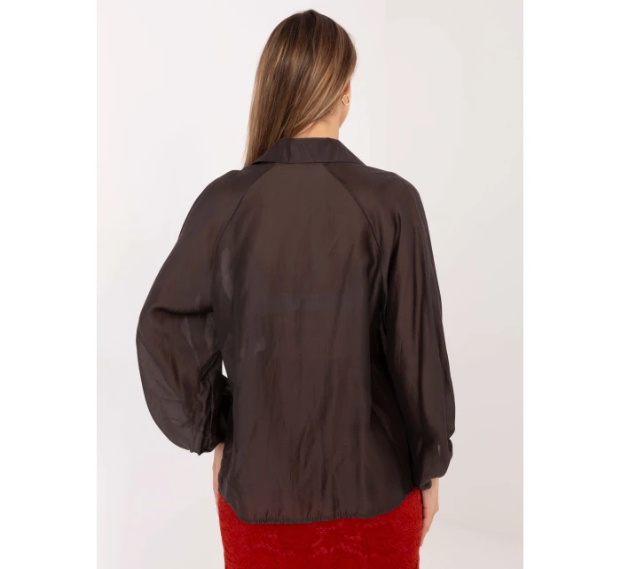 Koszula IT KS model 21782552 ciemny brązowy - FPrice