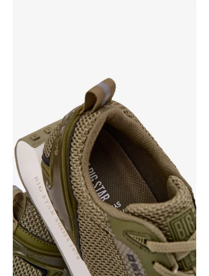 Pánské tenisky na platformě Big Star HI-POLY SYSTEM – khaki Pánské tenisky na platformě Big Star HI-POLY SYSTEM – khaki