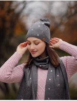 Dámský set šály a čepice Vuch Nurit Set Grey