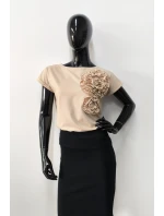 model 21048247 BLOUSE - OFF PINK