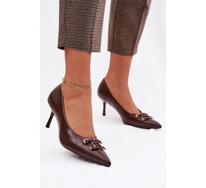 Lodičky na jehlovém podpatku model 225606 Step in style Lodičky na jehlovém podpatku model 225606 Step in style