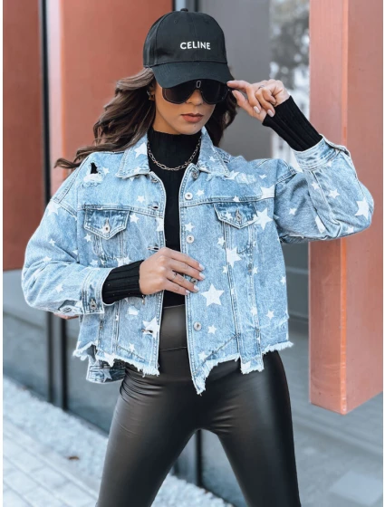 Dámská džínová bunda DOLLA modrá FashionStreet TY2634 Dámská džínová bunda DOLLA modrá FashionStreet TY2634