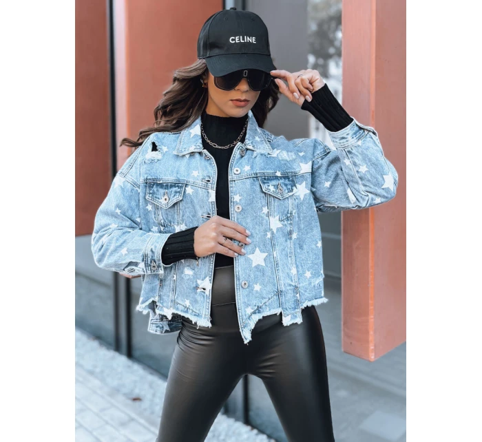 Dámská džínová bunda DOLLA modrá FashionStreet TY2634 Dámská džínová bunda DOLLA modrá FashionStreet TY2634