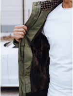 Pánská zimní bunda s kapucí zelená FashionStreet TX4910