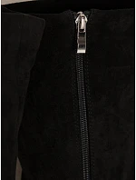 Dámské semišové kozačky černé Dstreet model 21995727 - FashionStreet Dámské semišové kozačky černé Dstreet model 21995727 - FashionStreet