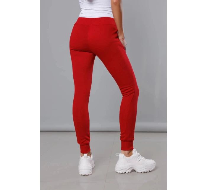 Červené teplákové kalhoty model 21475468 - J.STYLE