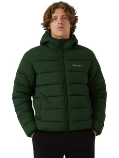 Pánská bunda Champion s kapucí zelená 221548 GS586 pánské