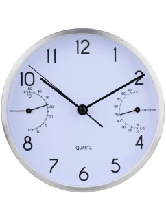 NÁSTĚNNÉ NEBO STOLNÍ HODINY 15X4CM ARTICASA BÍLÉ