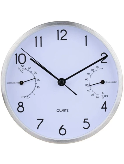 NÁSTĚNNÉ NEBO STOLNÍ HODINY 15X4CM ARTICASA BÍLÉ