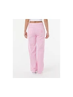 Kalhoty RIP CURL AGGIE RELAXED JEANS, růžové