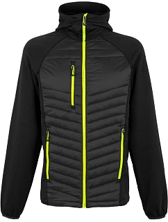 Regatta TRA 549 Hybridní bunda "Navigate" 36.A549 black/lime green
