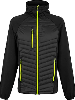 Regatta TRA 549 Hybridní bunda "Navigate" 36.A549 black/lime green