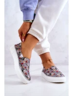 Dámské tenisky nazouvací Memory Foam Big Star model 21577194 šedé - Big Star Shoes