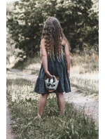 Dětské sandálky na korkové platformě se suchým zipem šedé Rorria Dětské sandálky na korkové platformě se suchým zipem šedé Rorria