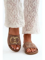 Dámské Ploché Žabky S  Hnědé model 21665087 - S.Barski