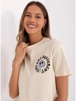 Tričko model 20941886 světle béžové - FPrice