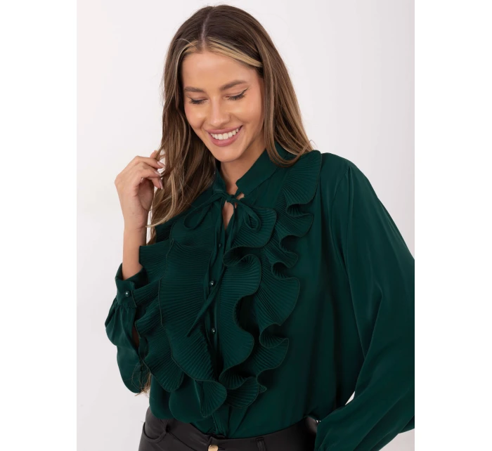 Koszula IT KS model 21786407 ciemny zielony - FPrice Koszula IT KS model 21786407 ciemny zielony - FPrice