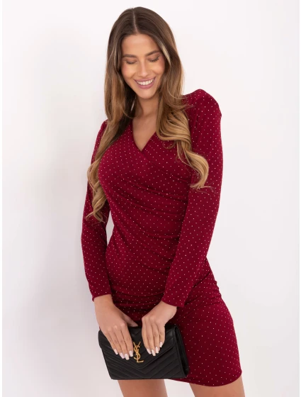 Šaty IT SK 20277.03P bordó Šaty IT SK 20277.03P bordó