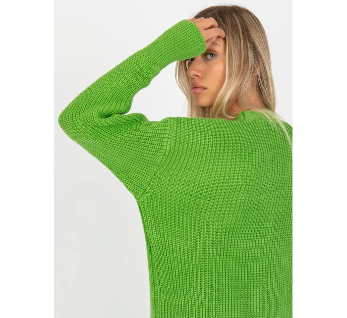Dámský svetr LC SW 0321 světle zelený Dámský svetr LC SW 0321 světle zelený
