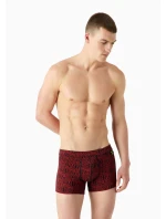Pánské boxerky 112074 3F508 56936 černé se vzorem - Emporio Armani Pánské boxerky 112074 3F508 56936 černé se vzorem - Emporio Armani