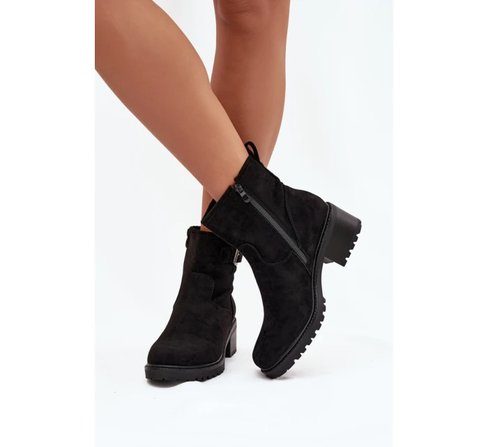 Boty na podpatku  model 217814 Step in style