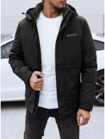 Pánská zimní bunda s kapucí černá FashionStreet TX4908