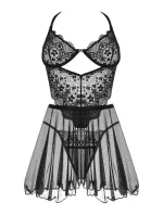 Dámská erotická košilka Dark Mirage chemise - BEAUTY NIGHT FASHION