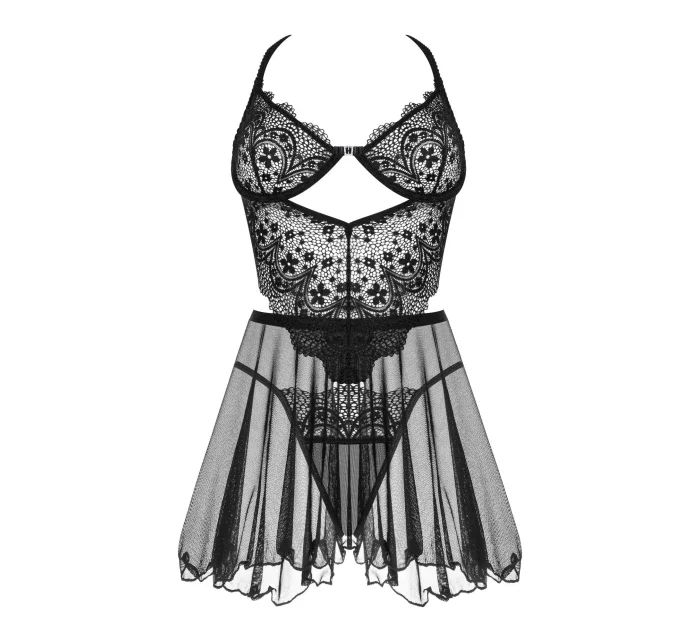 Dámská erotická košilka Dark Mirage chemise - BEAUTY NIGHT FASHION