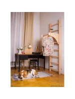 DŘEVĚNÝ ŽEBŘÍK S LAVIČKOU 112