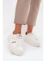 Dámské Sneakersy Na Platformě Big Star SS274346 Bílé Dámské Sneakersy Na Platformě Big Star SS274346 Bílé