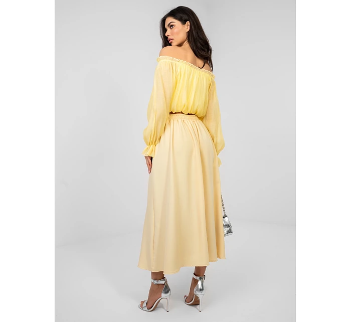 Spódnica IT SD model 22011345 jasny żółty - FPrice