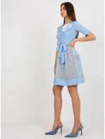 LK SK 506551 šaty.76P světle modrá