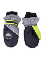 Dětské zimní lyžařské rukavice Yoclub REN-0215C-A110 Black