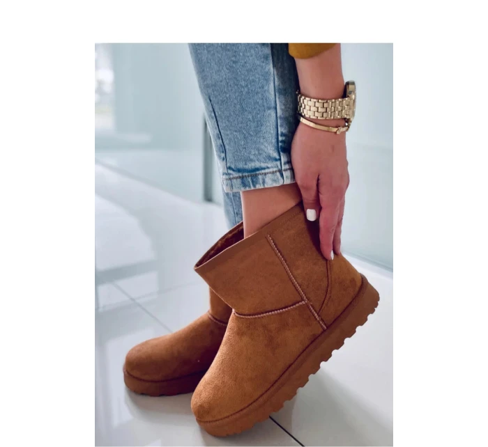 Dámské sněhule model 18008326 hnědá - Inello Dámské sněhule model 18008326 hnědá - Inello