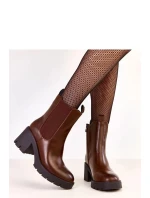 Boty na podpatku model 219640 Solea Boty na podpatku model 219640 Solea