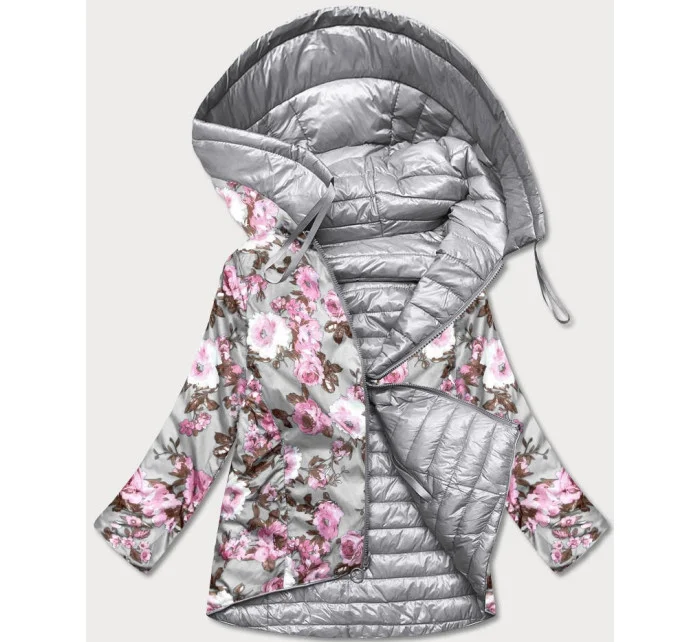 Oboustranná šedá dámská bunda model 17214400 - CANADA Mountain Oboustranná šedá dámská bunda model 17214400 - CANADA Mountain