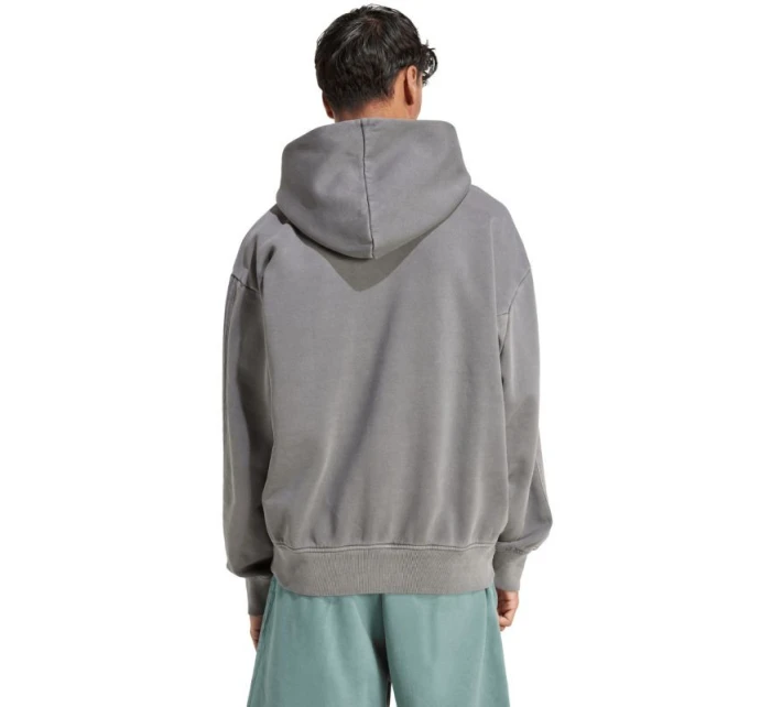 Pánská mikina adidas ALL SZN Fleece Washed Hoodie grey JL6539 pánské oblečení