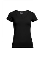 Dámské tričko Slim Fit s výstřihem do V 40. black model 22516017 - Promodoro Dámské tričko Slim Fit s výstřihem do V 40. black model 22516017 - Promodoro