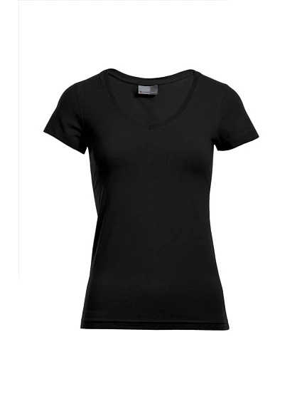 Promodoro 3086 Dámské tričko Slim Fit s výstřihem do V 40.3086 black Promodoro 3086 Dámské tričko Slim Fit s výstřihem do V 40.3086 black