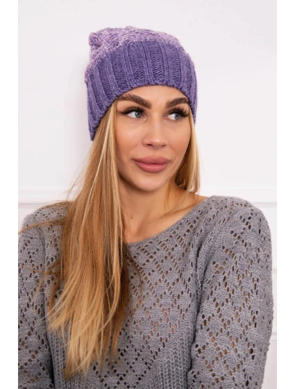 Čepice Paris fleece růžová model 18750759 - K-Fashion Čepice Paris fleece růžová model 18750759 - K-Fashion