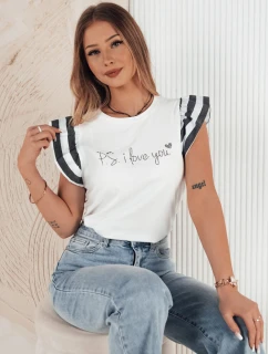 Dámské tričko bílé Dstreet model 21973999 - FashionStreet