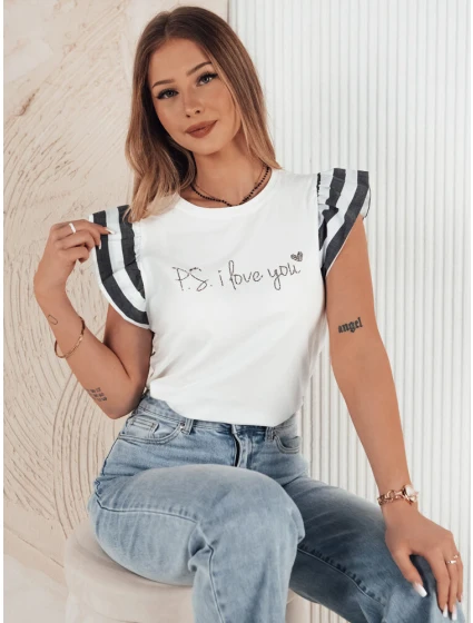 Dámské tričko bílé Dstreet model 21973999 - FashionStreet