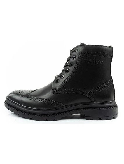 pánské boty model 21727382 boty boty smart kožené černé - Lee Cooper