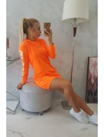 Off White šaty neon orange