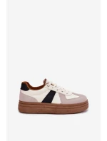 Dámské tenisky na platformě béžové Dovina Dámské tenisky na platformě béžové Dovina