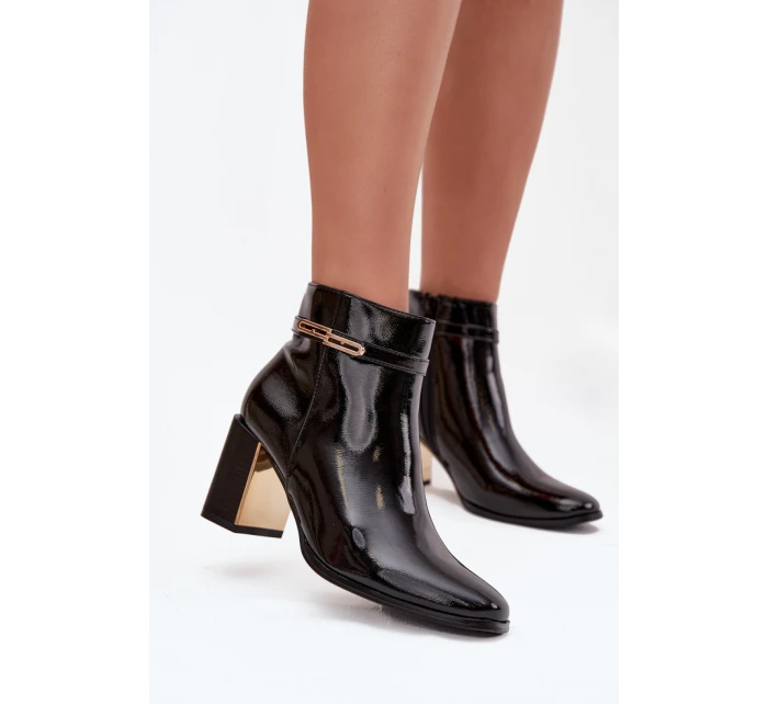 Boty na podpatku  model 220691 Step in style