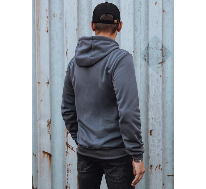 Pánská tmavě šedá mikina FashionStreet BX5797