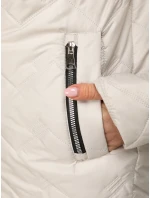 Kurtka przejściowa damska pikowana z kapturem  model 22025045 - FashionStreet