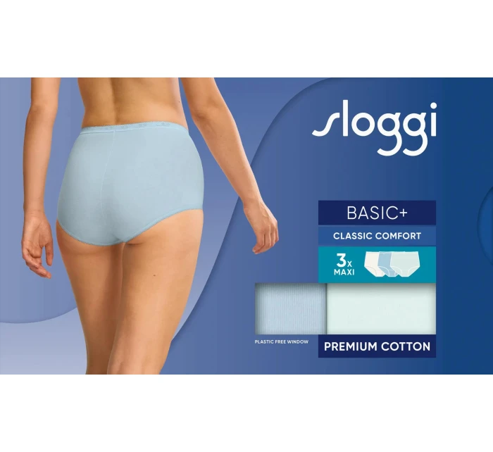 sloggi Basic+ Maxi C3P - GRAY - SLOGGI GRAY - SLOGGI