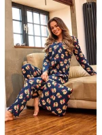 Cornette pyžamo 482/459 Teddy 5 délka/r Vánoce S-2XL dámské rozepínací